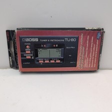 Boss TU-80 Guitar Violin Ukulele Mandolin Instrument Tuner and Metronome Working