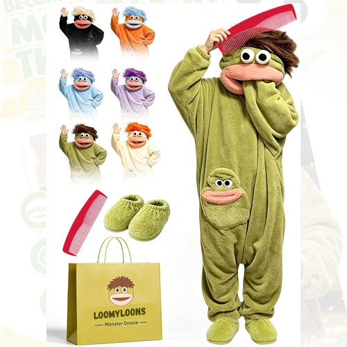 Big mouth monster costume - mouth, soft