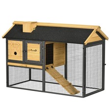 PawHut Rabbit Hutch, Guinea
