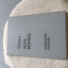 Alfa Romeo Giulietta Spider Speciale Veloce Zagato GT Glenns workshop manual