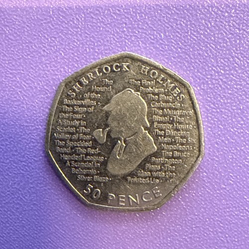Sherlock holmes 50p fifty - sherlock,