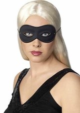 Black Masquerade Domino Face