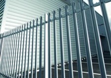 Galvanised palisade security - galvanised,