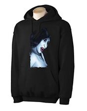 VAMPIRE GIRL HOODIE - Gothic Horror Goth Fangs Twilight T-Shirt Vampires - S-XXL