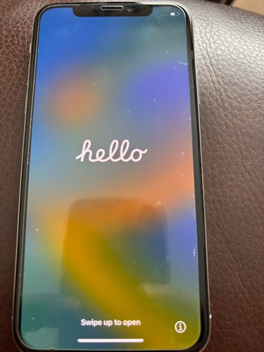Apple iphone 64gb silver - x,