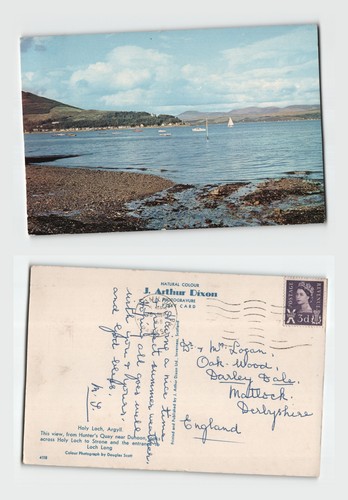 Postcard holy loch argyll - postcard,