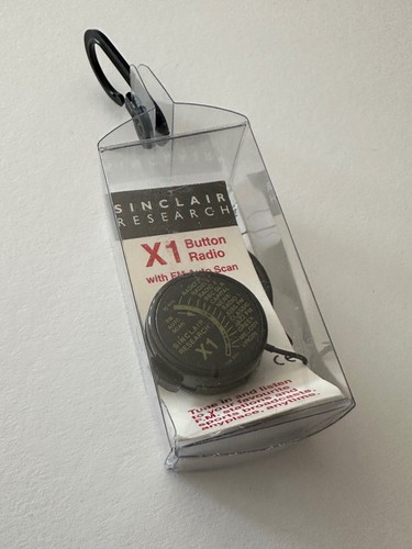 Sinclair button radio - x1,