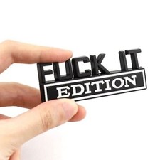 FUCK-IT EDITION Logo Car Trunk