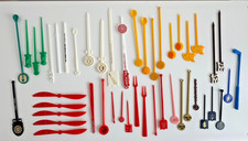 Vintage Cocktail Sticks Swizzle Stirrer Airline/Hotel - reusable