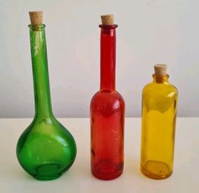Decorative Glass Bottle Set x