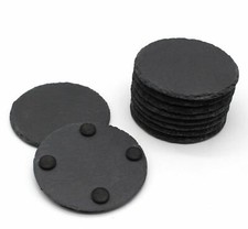 Slate Coasters Set Bulk Round