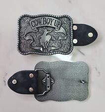 Cow Boy Up-Western Solid Belt