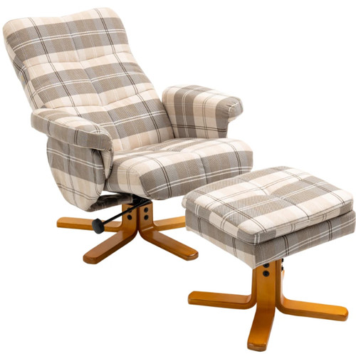 Recliner chair and footstool - recliner,