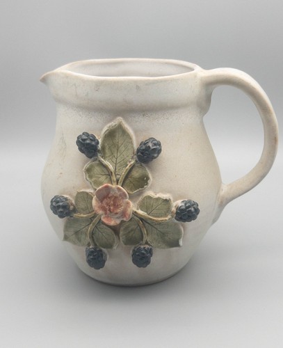 Handmade studio pottery jug - handmade,
