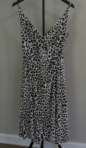 Express white black leopard - express, white/black