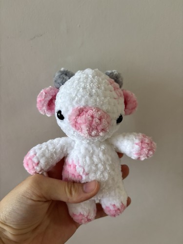 Handmade crochet cow - crochet,
