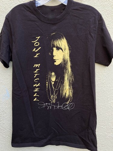 Vtg joni mitchell heavy - heavy, cotton