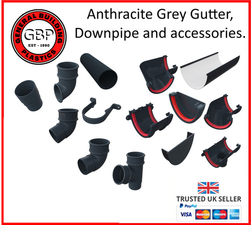 Deepflow anthracite gutter - deepflow,