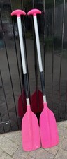 used canoe paddles - length 135cm. Blade 50cm x 20cm. weight 700 grams. 