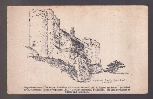 Lympne castle from e - castle,