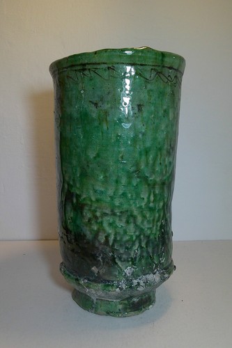 Antique islamic green - green, glazed