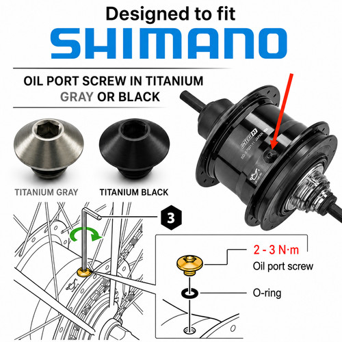 Shimano alfine titanium oil - 11,