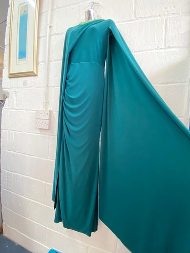 Green cape sleeve - green,