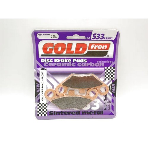 S33 284 brake pad for - brake, (fl