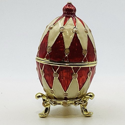Faberge egg shaped trinket - faberge,
