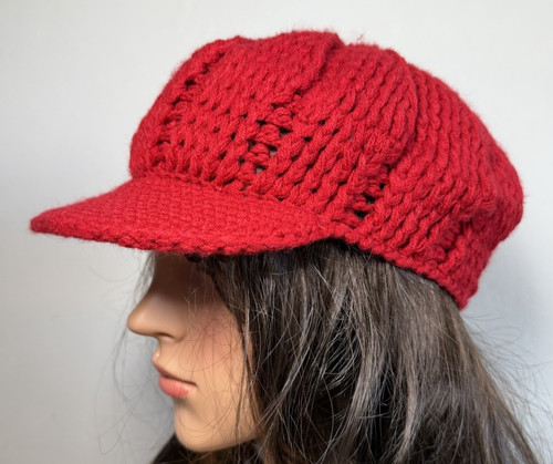 Tammy girl red knitted - knitted, crochet