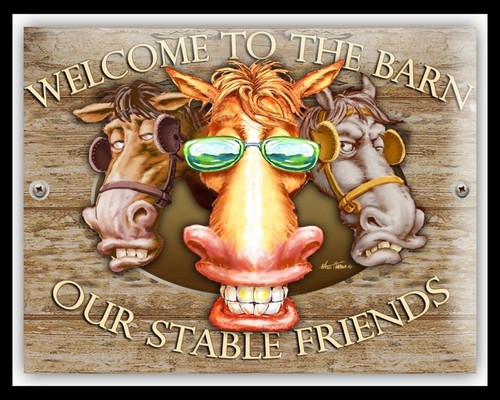 Welcome the barn our stable - to,