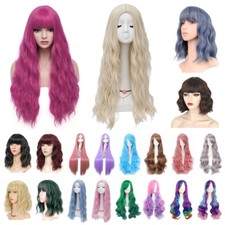 10"-39" Womens Ladies Wig Long Curly Wavy Wig Hair Cosplay Party Wigs Halloween