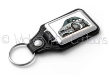 WickedKarz Cartoon Art Ford Fiesta MK5 Zetec S 1999+ 8 Colours Stylish Key Ring