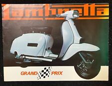Lambretta Original Grandprix 150/200 - 1978 Sales Leaflet NOS