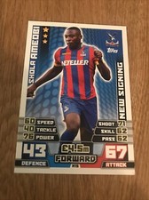 Shola Ameobi Crystal Palace New Signing Match Attax 2014/15 Football Card