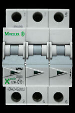 MOELLER 16 AMP CURVE C 10kA TRIPLE POLE MCB CIRCUIT BREAKER PLSM-C16/3
