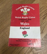Rugby Programme Signed