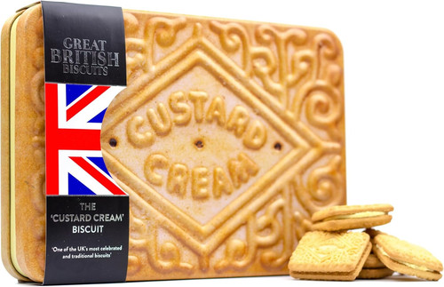 Giant custard cream biscuits - giant,