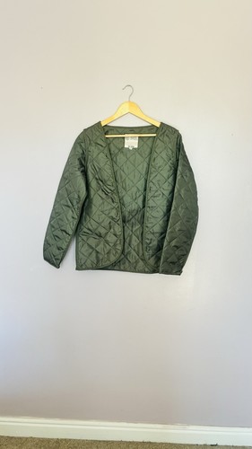 Fatface green quilted - quilted, long