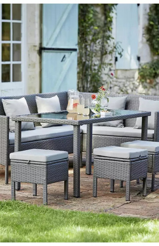 Seater rattan effect garden - 8,
