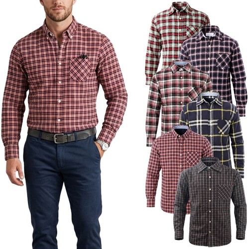 Men flannel check shirts - men's,