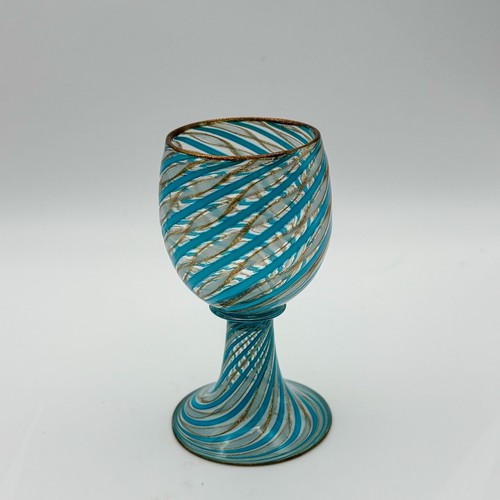 Murano blue white copper - white,
