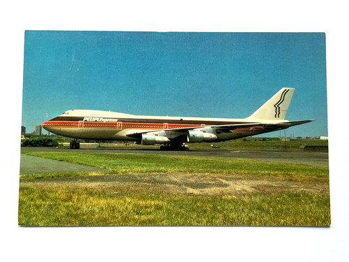 Aviation airline postcard - aviation,