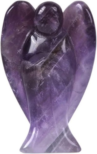 Carved gemstone peace angel - carved,