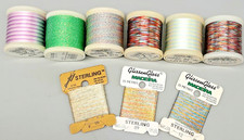 6 + 3 Cards Madeira Metallic & Rayon  - Machine Embroidery Thread Reels
