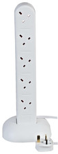 Extension Tower 10 Gang  White