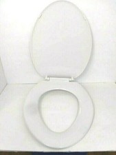 Toilet Seat Oval Shape Heavy Duty Off White Elongated Easy Close IN STOCK NEW