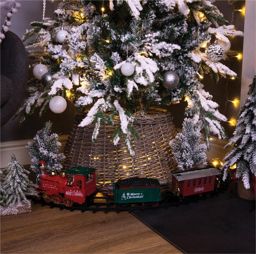 Christmas train set - christmas,