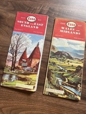 Vintage 1960s esso road - vintage,