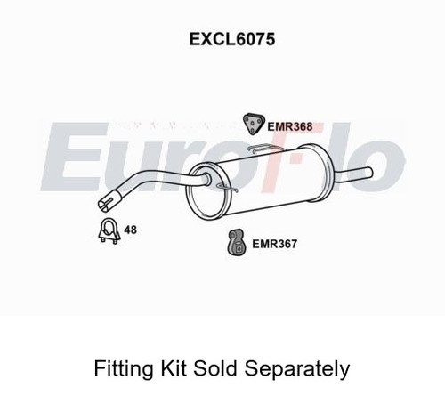 Rear muffler silencer - muffler,